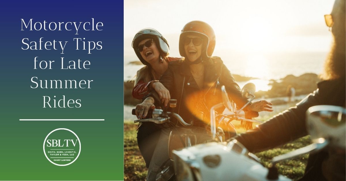 Motorcycle Safety Tips for Late Summer Rides